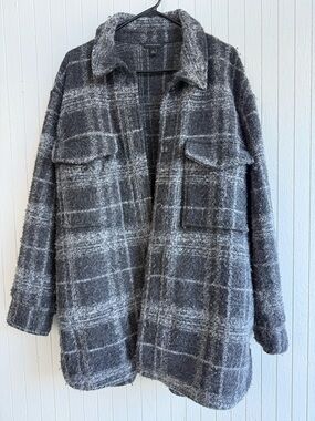 Plaid “Shacket” by Banana Republic